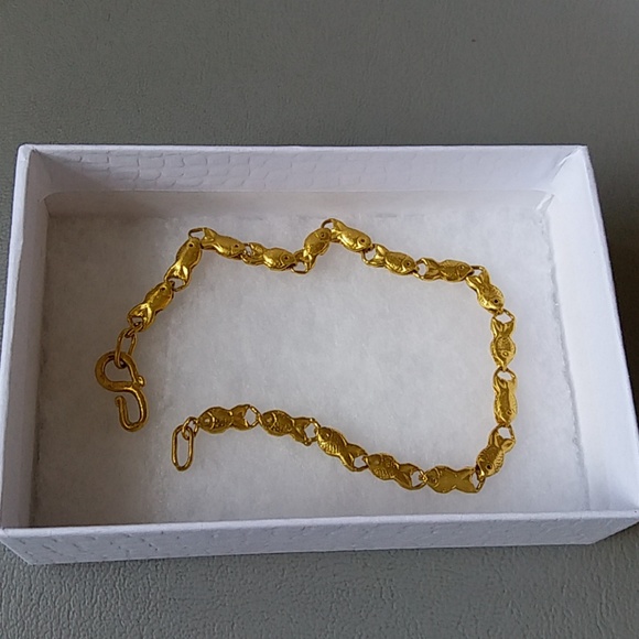 Beautiful 24k solid gold bracelet 11.1 grams - Picture 3 of 8
